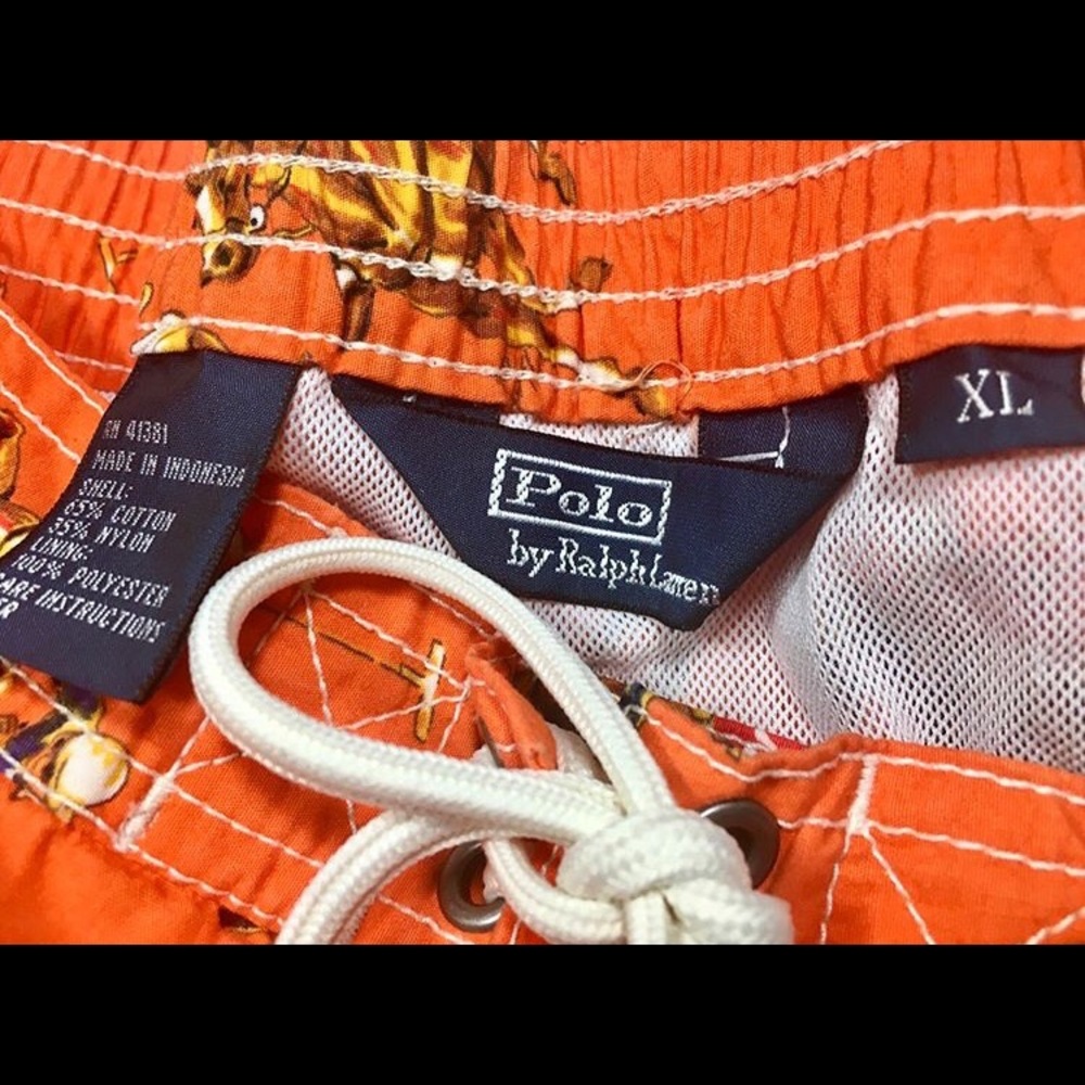 RALPH LAUREN POLO JOCKEY SWIM TRUNKS - Picture 4 of 4